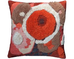 Urbane Hide | Kussenhoezen | Kussenhoes | Kussenhoesjes | Sierkussen | 45x45 cm | Handgemaakt Bloemenvaas | Katoen | Veelkleurig | Zonder binnenkussen