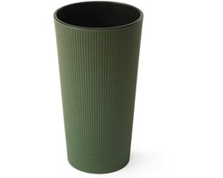 Urbanika Eco Wood - Bloempot - Modern design - Lichtgewicht - Ecologisch - 57 cm