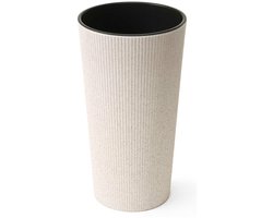 Urbanika Eco Wood - Bloempot - Modern design - Lichtgewicht - Ecologisch 57 cm