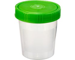 Urine Potjes – 10 Stuks - 100 ML – Afsluitbaar – Herbruikbare Containers