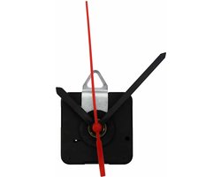 Uurwerk klok los - Uurwerk klok vervangen - Klok mechanisme met 3 sets wijzers - CQ-5003 - 5,5x5,5 CM - Zwart