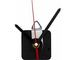 Uurwerk klok los - Uurwerk klok vervangen - Klok mechanisme met extra wijzers - CQ-5004 - 5,5x5,5 CM - Zwart