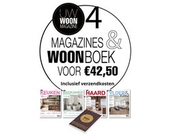 UW woonmagazines + UW woonboek - Met oa. 15 bekende architecten - salontafelboek - inspiratieboek - koffietafelboek