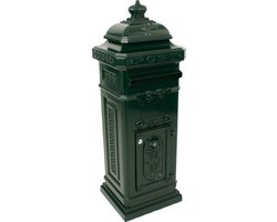 V-Part - Kolombrievenbus - Cast aluminium Powder Coated - groen - Brievenbus