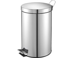V-Part - Pedaalemmer 3 liter - Stainless steel - RVS - Prullenbak