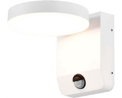 V-TAC VT-11020S-RD-W LED Draaibare Wandlamp - PIR Sensor - IP65 Waterdicht - Wit - 17W - 2520 Lumen - 4000K