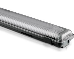 V-TAC VT-12023 LED TL-fitting met buis - IP65 - Wit - 36W - 3400 Lumen - 6400K - 120cm x 2