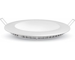 V-TAC VT-1807RD Ronde LED Minipanelen - Premium Serie - IP20 - Wit - 18W- 1500 Lumen - 3000K