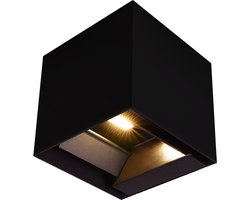 V-TAC VT-409CCT-B Solar Verlichting Wandlampen 9W 800lm IP65 Zwart VT-409CCT-B