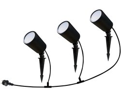 V-TAC VT-5168 Smart LED Spike Lights - IP65 Waterdicht - 520 Lumen - RGB+3000K - 6500K