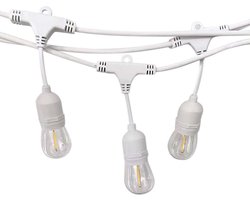V-TAC VT-713-W String Light - LED-lamp - E27 - WP fitting - IP65 Waterdicht - Wit