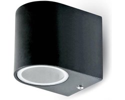 V-TAC VT-7651RD Wandlamp Buiten - Wandbevestigingen - GU10 Houder - IP44 - Zwart