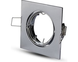 V-TAC VT-779-CH-SQ LED Inbouwspot - GU10 - IP20 - Chroom