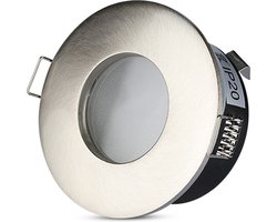 V-TAC VT-787RD-SN LED Spots - Inbouwfitting - GU10 IP54 - IP54 - Satijn Nikkel