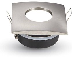 V-TAC VT-787SQ-SN LED Spots - Inbouwfitting - GU10 IP54 - IP54 - Satijn Nikkel
