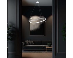 V-TAC VT-7916-W Designer Plafondlamp - IP20 - Witte Lamp - 48W- 5150 Lumen - 3000K