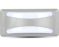 V-TAC VT-8058 LED Wandlamp - Softlight Bolkop - IP65 Waterdicht - Grijs - 12W - 500 Lumen - 4000K