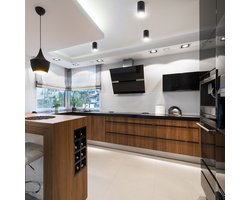 V-TAC VT-882RD-CH LED Spots - Opbouwbevestigingen - GU10 - IP20 - Zwart + Chroom