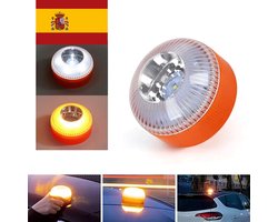 V16 Alarmlicht Spanje - Noodlamp - Zwaailicht - Noodsignaallamp - Oranje - Magneet - Incl. JeBo® E-book
