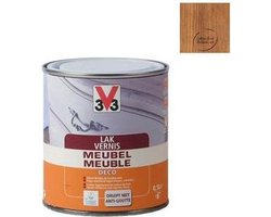 V33 Meubelvernis - Donkere eik - 0,5 l - Mat - 12 m²/l