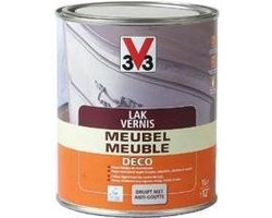 V33 Meubelvernis - Kleurloos - 1 l - Hoogglans - 12 m²/l