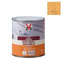 V33 Meubelvernis - Midden eik - 0,5 l - Mat - 12 m²/l