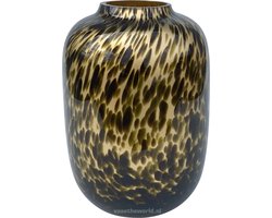 Vaas Artic S old gold Cheetah Ø21 x H29 cm