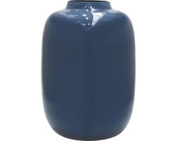 Vaas Artic | Small |Blauw | glanzend | mond geblazen glas