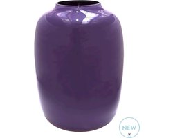 Vaas Artic | Small | Purple - Paars | Mondgeblazen glas | Ø21 x H29 cm