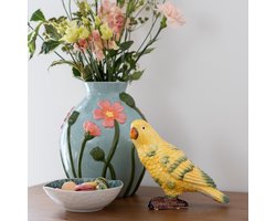 Vaas blauw bloemen Kare Design