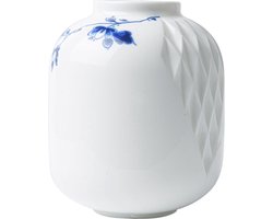 Vaas Blauw Vouw - Porselein