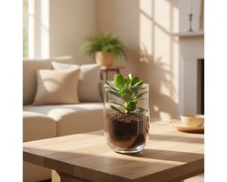 Vaas Emilia - Helder Glas - Sfeervolle Bloemvaas & Woondecoratie