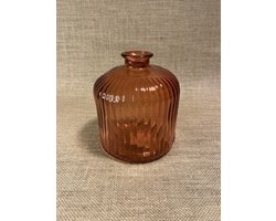 Vaas, gerecycled glas, pink