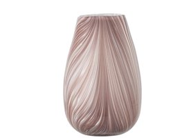 Vaas glas roze Ennis 22cm