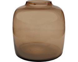 Vaas glas - Taupe - Bartica M - H25 W25
