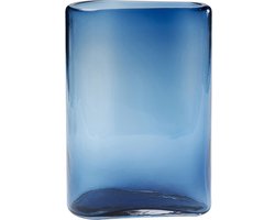 Vaas Grazioso blauw 40cm Kare Design