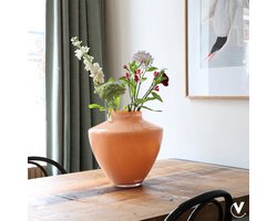 Vaas Kagera | Pastel Peach - zacht oranje | Ø33 x H32 cm