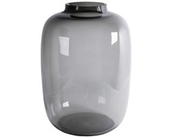 Vaas Kara | Medium | Smoke Grey | Mond geblazen glas | Ø25 x H35 cm
