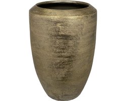 Vaas kos d32h60cm goud