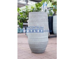 Vaas riley d35/38h70cm blauw