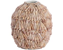Vaas Shell Deco Light&Living Taupe