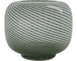 Vaas Swirl groen 23cm