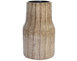 Vaas vigo d18h30cm bruin
