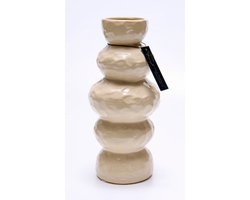 Vaas - Villa Pottery - Decoratie - Woondecoratie - Keramiek - Berber 6_2 Creamy