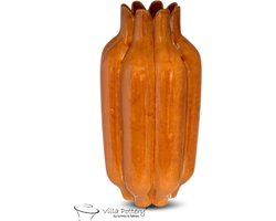 Vaas - Villa Pottery - Decoratie - Woondecoratie - Keramiek - Flowerpower 2_1 Orange reactive