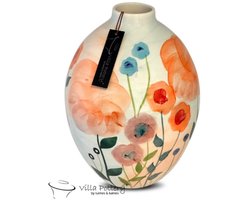 Vaas - Villa Pottery - Decoratie - Woondecoratie - Keramiek - Lillibet 3 MIX Flowers