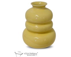 Vaas - Villa Pottery - Decoratie - Woondecoratie - Keramiek - Waterdicht - Bolla Vie 1_1 L. Yellow