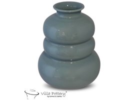 Vaas - Villa Pottery - Decoratie - Woondecoratie - Keramiek - Waterdicht - Bolla Vie 1_1 Light Blue