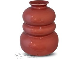 Vaas - Villa Pottery - Decoratie - Woondecoratie - Keramiek - Waterdicht - Bolla Vie 1_2 Pink