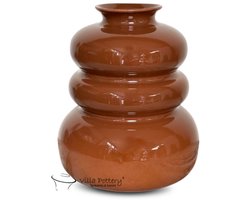 Vaas - Villa Pottery - Decoratie - Woondecoratie - Keramiek - Waterdicht - Bolla Vie 1_3 Bruin